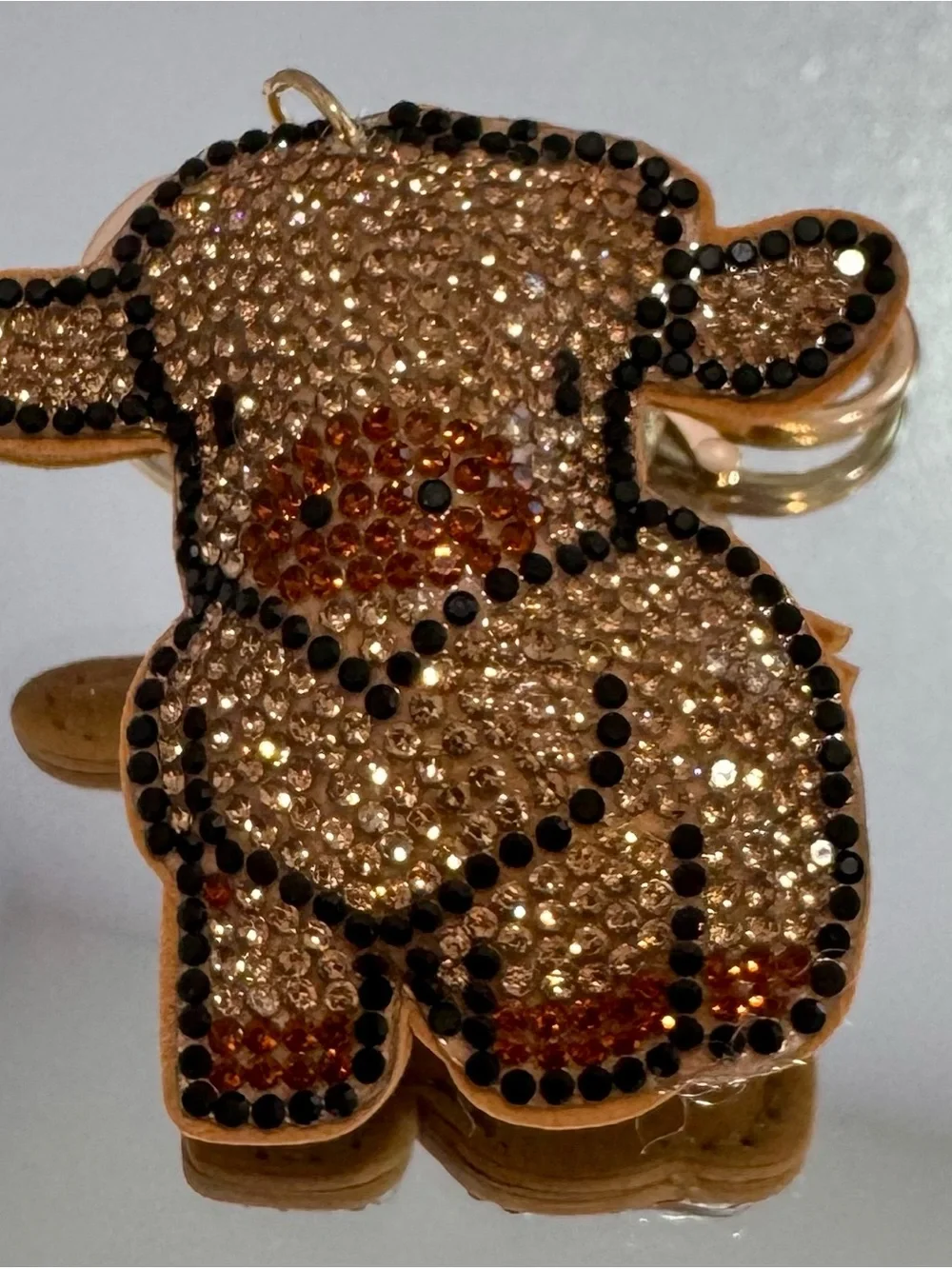 New Brown Highland Cow Keychain/Bag Charm